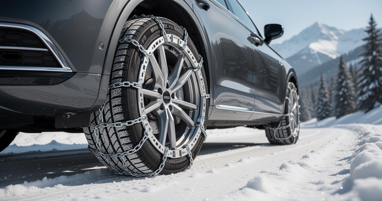 Comment installer votre nouveauté : chaîne de neige à montage ultra rapide, la solution idéale pour les conducteurs pressés sans perdre de temps